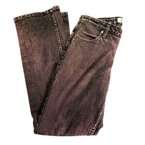 Harley-Davidson Black Bootcut Faded Jeans Moto Vintage Style Denim‎ 90s Y2K Sz 8